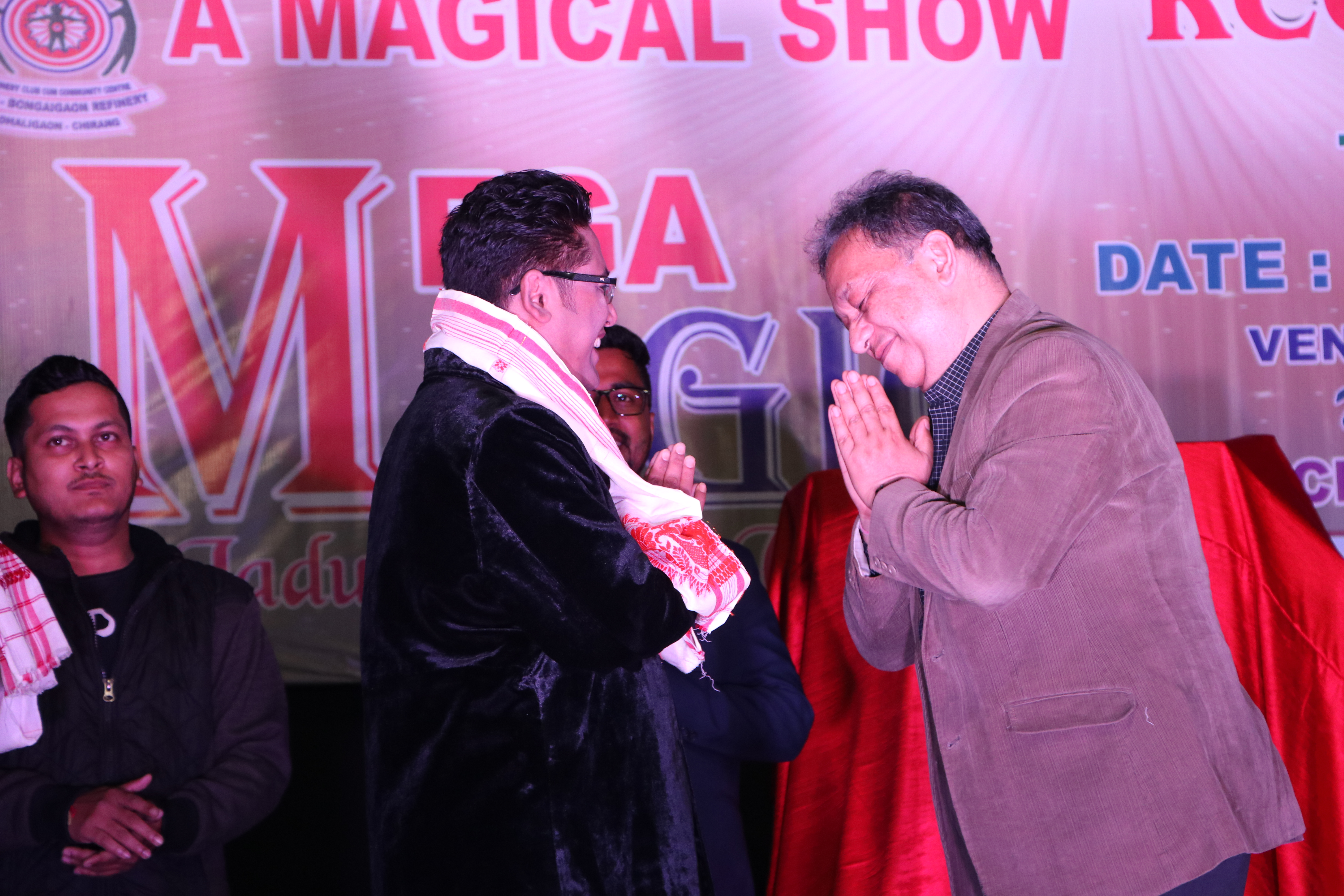 Dr. Vikram Talukdar receiving an award — recognition 4